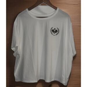 Women's Pickleball Graphic Short Sleeve All in Motion™ White Size 2XL NWT